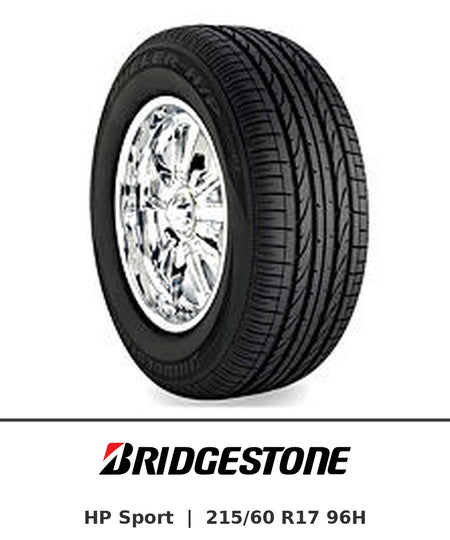 Bridgestone HP Sport 215/60 R17 96H tyre with brand logo