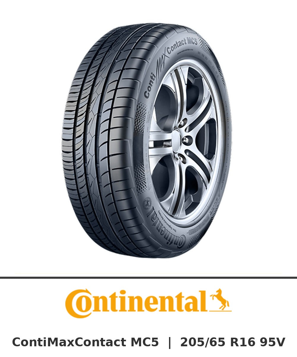Continental ContiMaxContact MC5 205/65 R16 95V tyre with brand logo