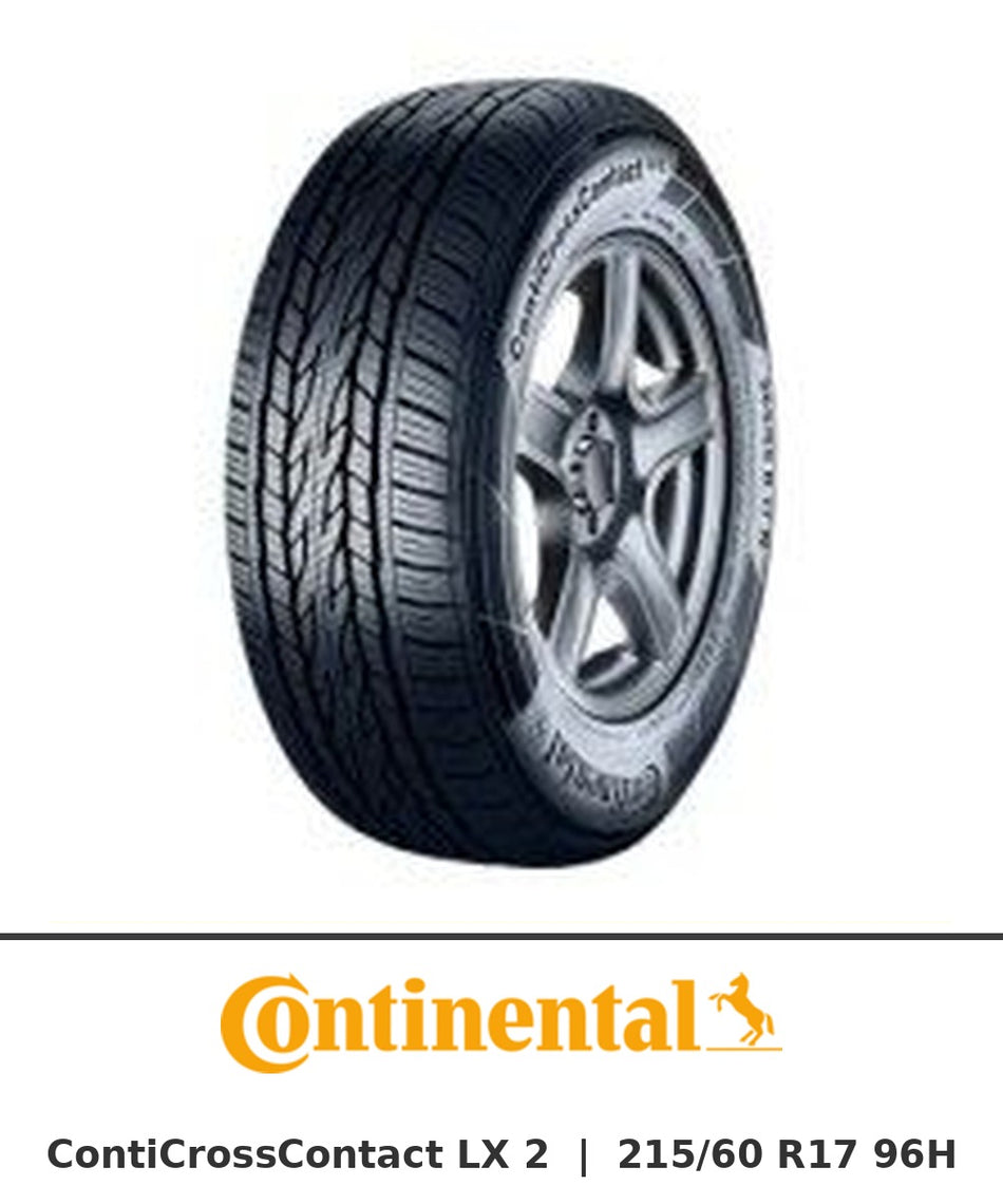 Continental ContiCrossContact LX 2 215/60 R17 96H tyre with brand logo