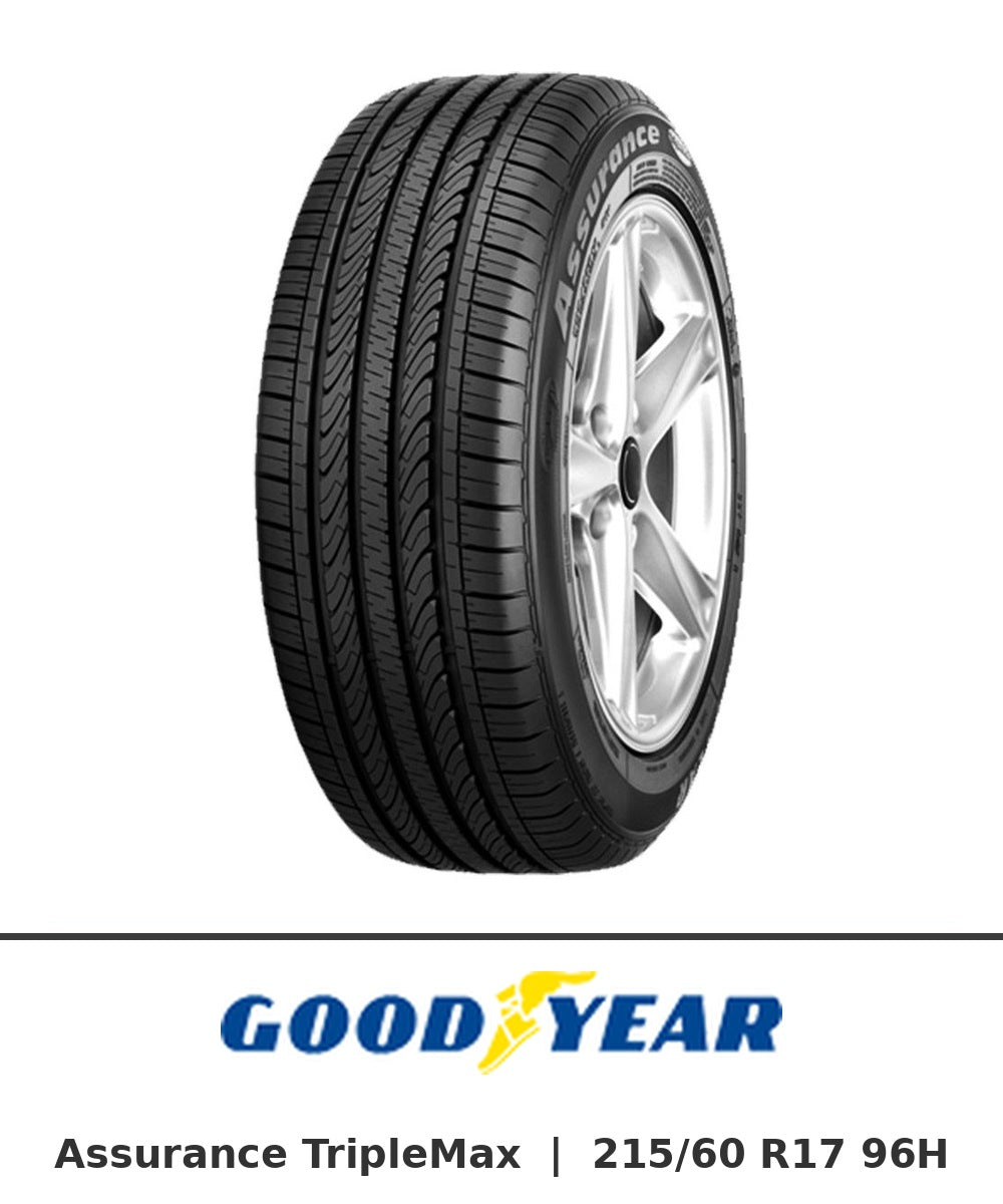 Goodyear Assurance TripleMax 215/60 R17 96H tyre with brand logo