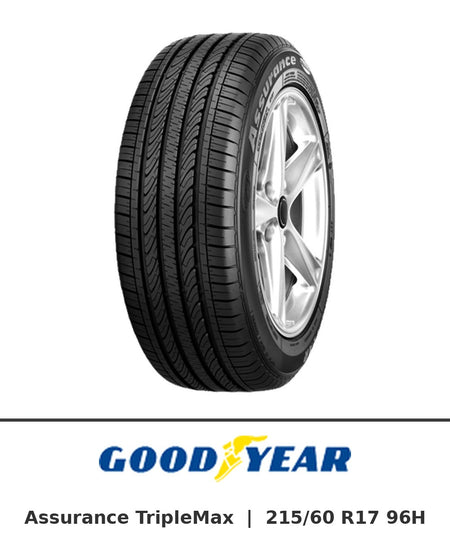 Goodyear Assurance TripleMax 215/60 R17 96H tyre with brand logo
