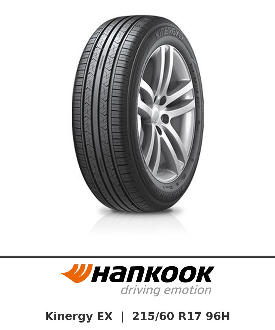 Hankook Kinergy EX 215/60 R17 96H tyre with brand logo