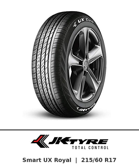 JK Smart UX Royal 215/60 R17 tyre with brand logo