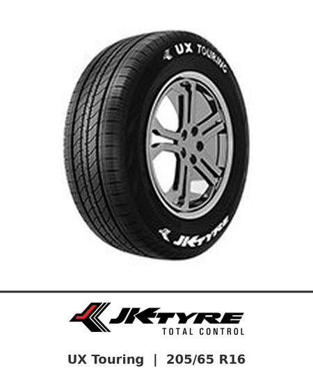 JK UX Touring 205/65 R16 tyre with brand logo