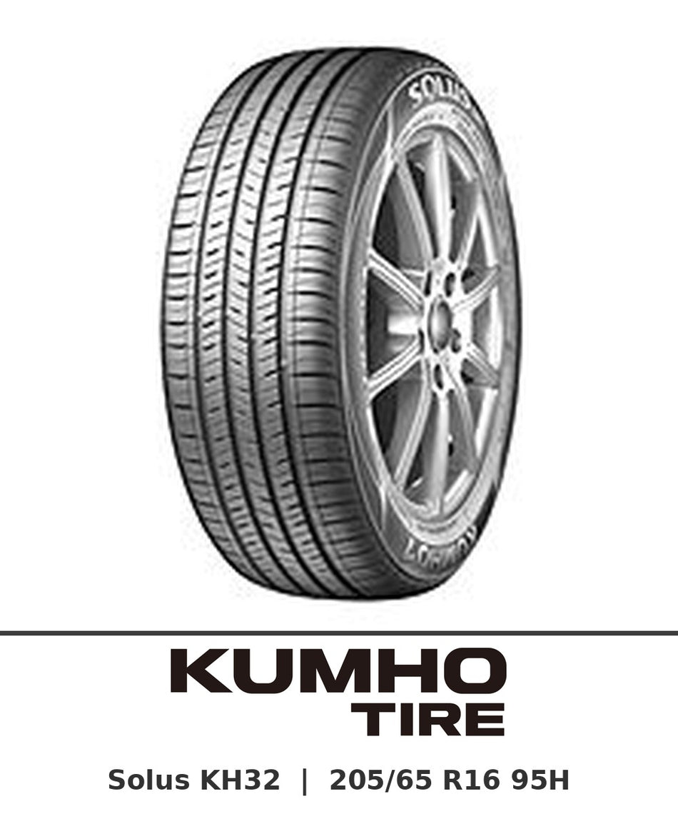 Kumho Solus KH32 205/65 R16 95H tyre with brand logo