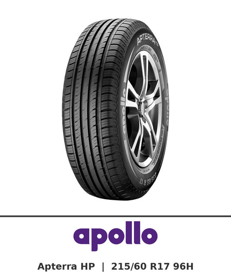 Apollo Apterra HP 215/60 R17 96H tyre with brand logo