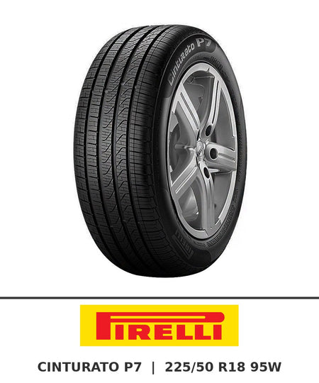 Pirelli CINTURATO P7 225/50 R18 95W tyre with brand logo
