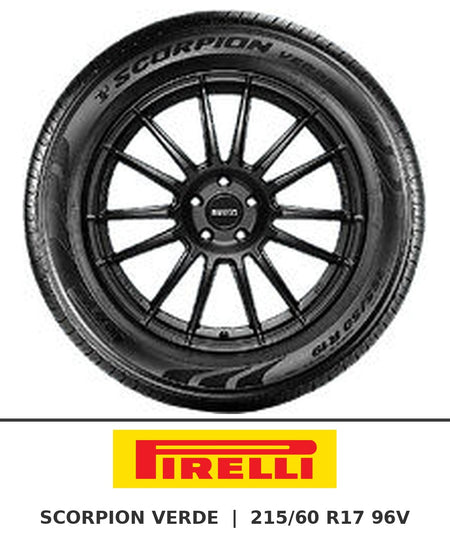 Pirelli SCORPION VERDE 215/60 R17 96V tyre with brand logo