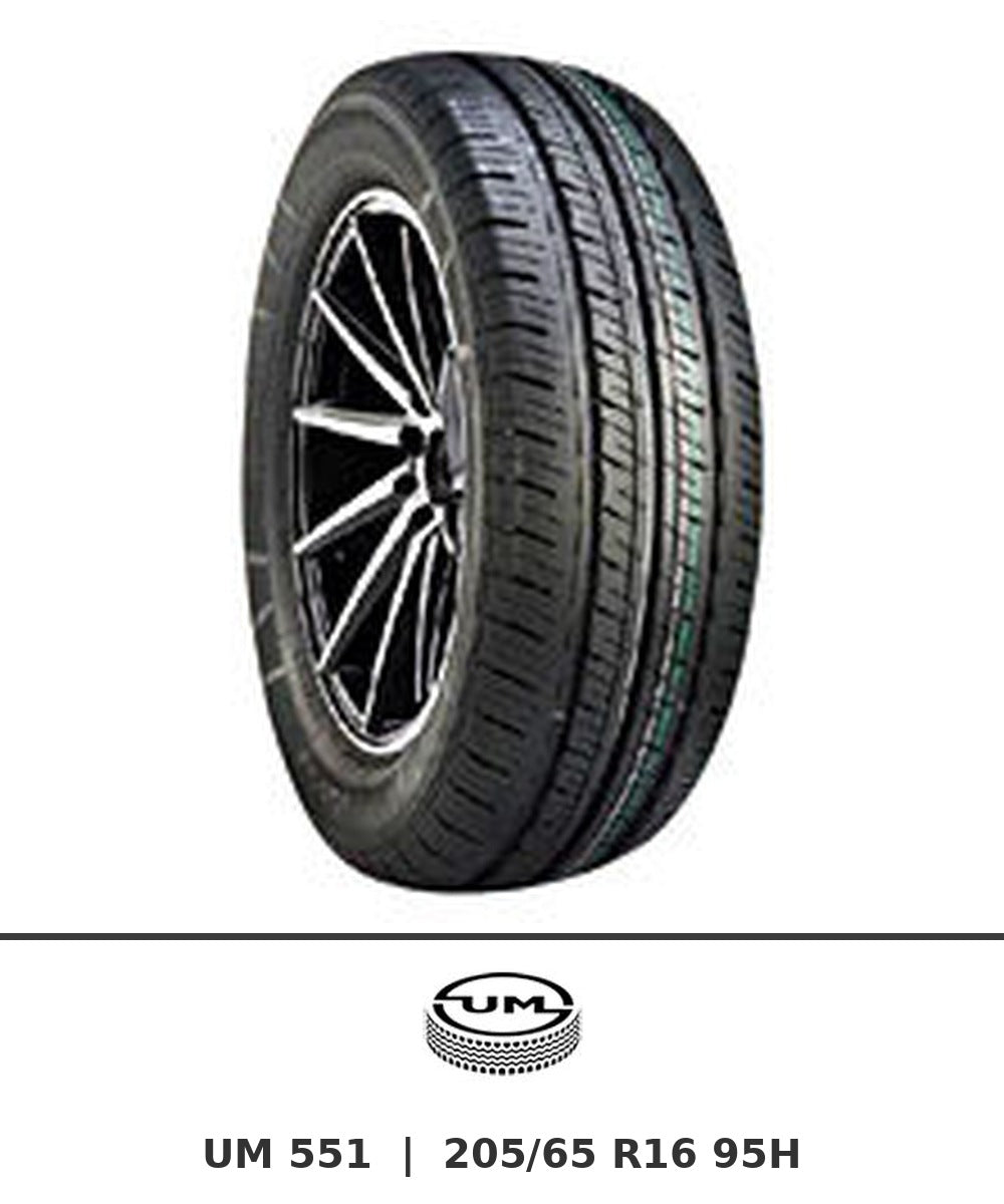 UltraMile UM 551 205/65 R16 95H tyre with brand logo