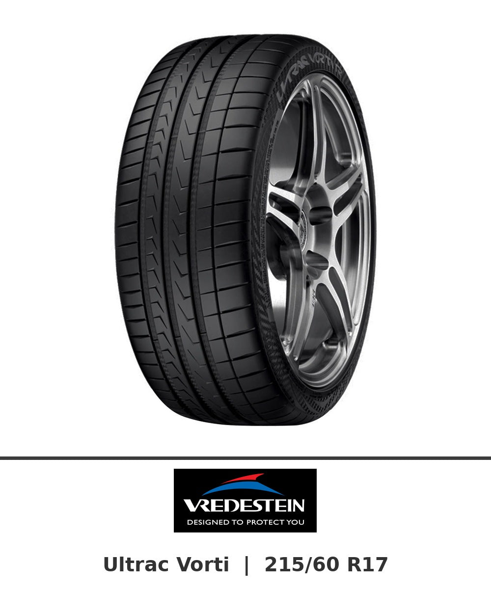 Vredestein Ultrac Vorti 215/60 R17 tyre with brand logo