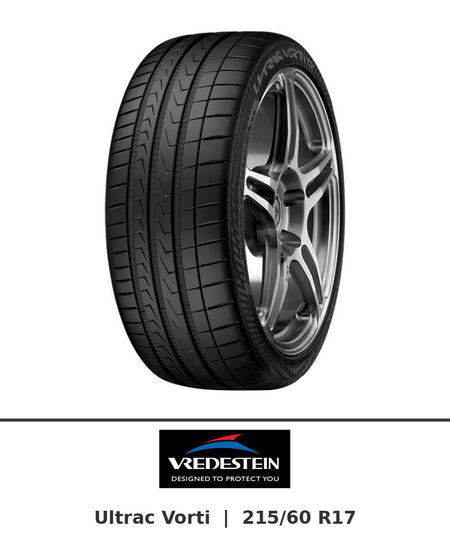 Vredestein Ultrac Vorti 215/60 R17 tyre with brand logo
