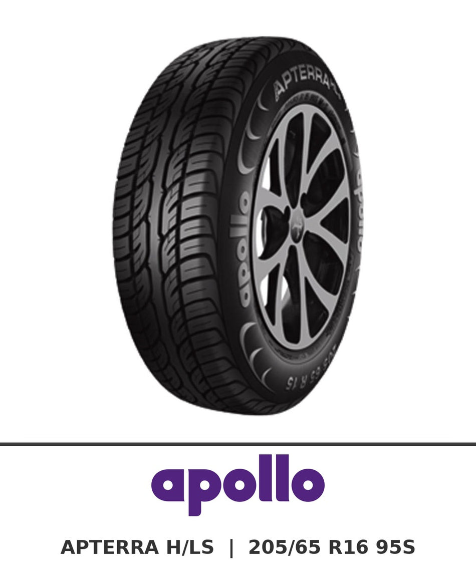 Apollo APTERRA H/LS 205/65 R16 95S tyre with brand logo