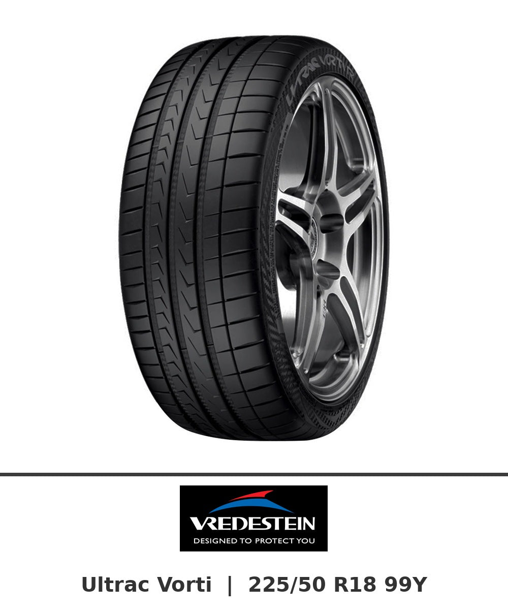 Vredestein Ultrac Vorti 225/50 R18 99Y tyre with brand logo