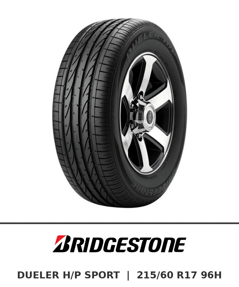 Bridgestone DUELER H/P SPORT 215/60 R17 96H tyre with brand logo