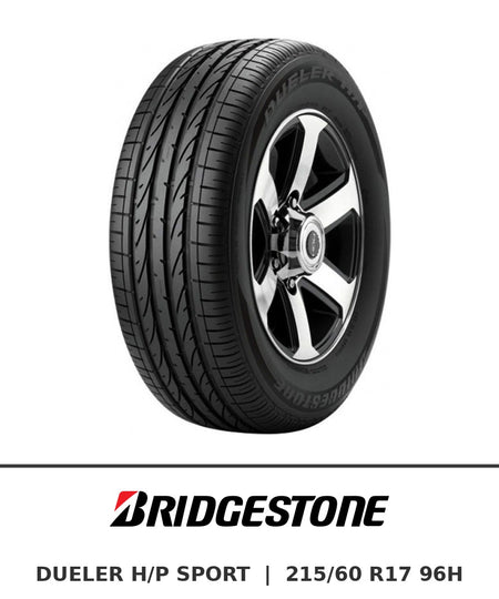 Bridgestone DUELER H/P SPORT 215/60 R17 96H tyre with brand logo