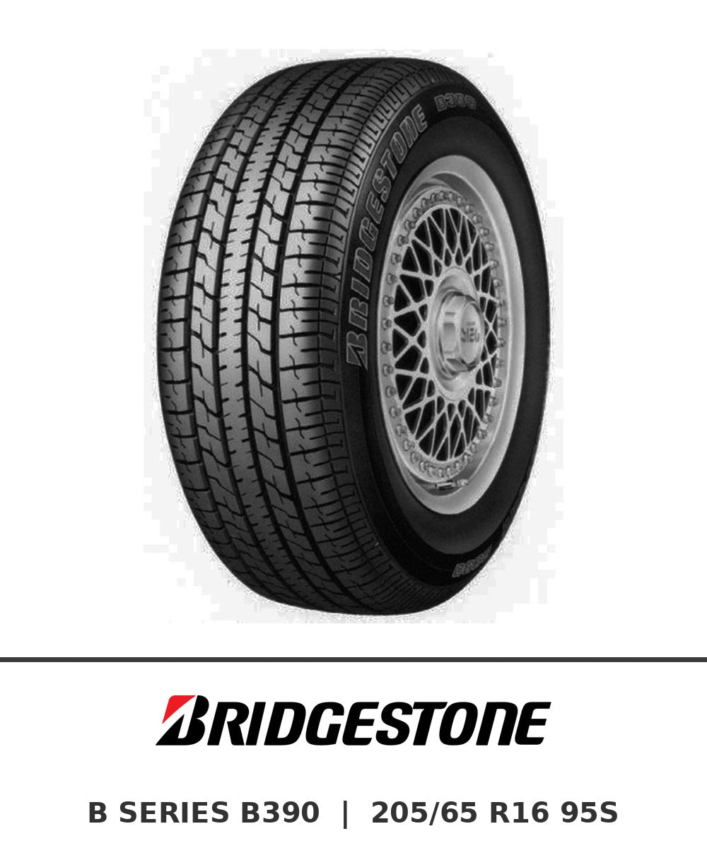 Bridgestone B SERIES B390 205/65 R16 95S tyre with brand logo