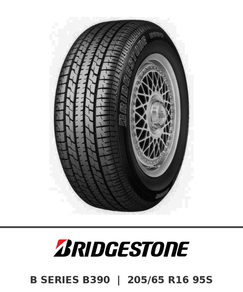 Bridgestone B SERIES B390 205/65 R16 95S tyre with brand logo