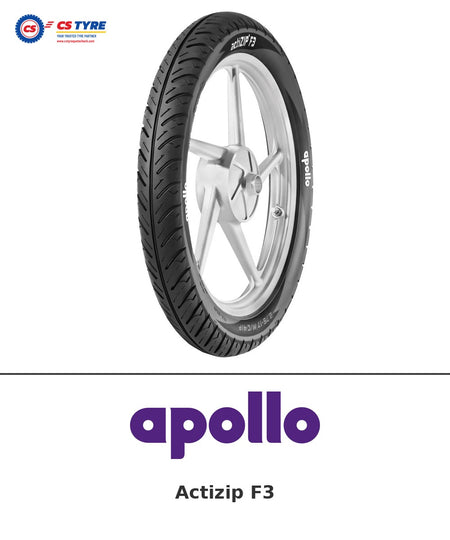 Apollo Actizip F3 80/100-18 bike tyre with brand logo
