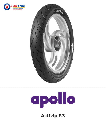 Apollo Actizip R3 110/80-17 bike tyre with brand logo