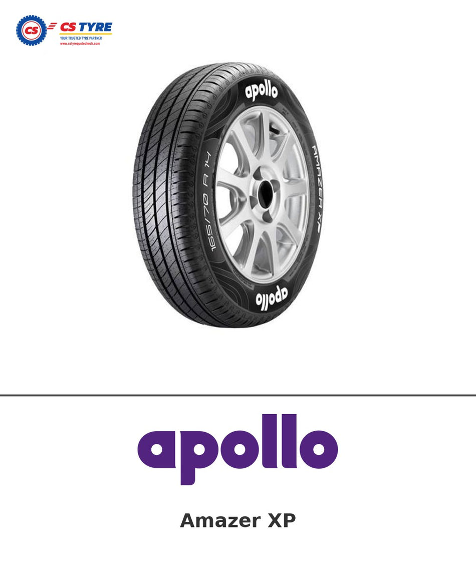 Apollo Amazer XP 175/65 R14 tyre with brand logo