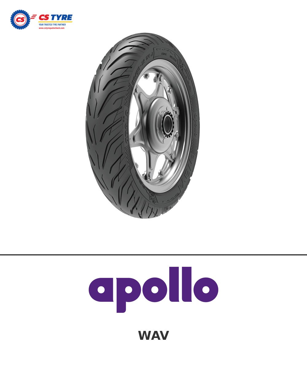 Apollo WAV 110/70-12 bike tyre with brand logo
