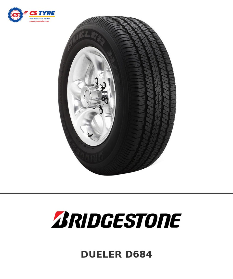 Bridgestone DUELER D684 235/55 R18 tyre with brand logo