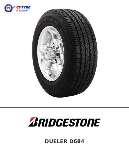 Bridgestone DUELER D684 265/60 R18 110T tyre with brand logo