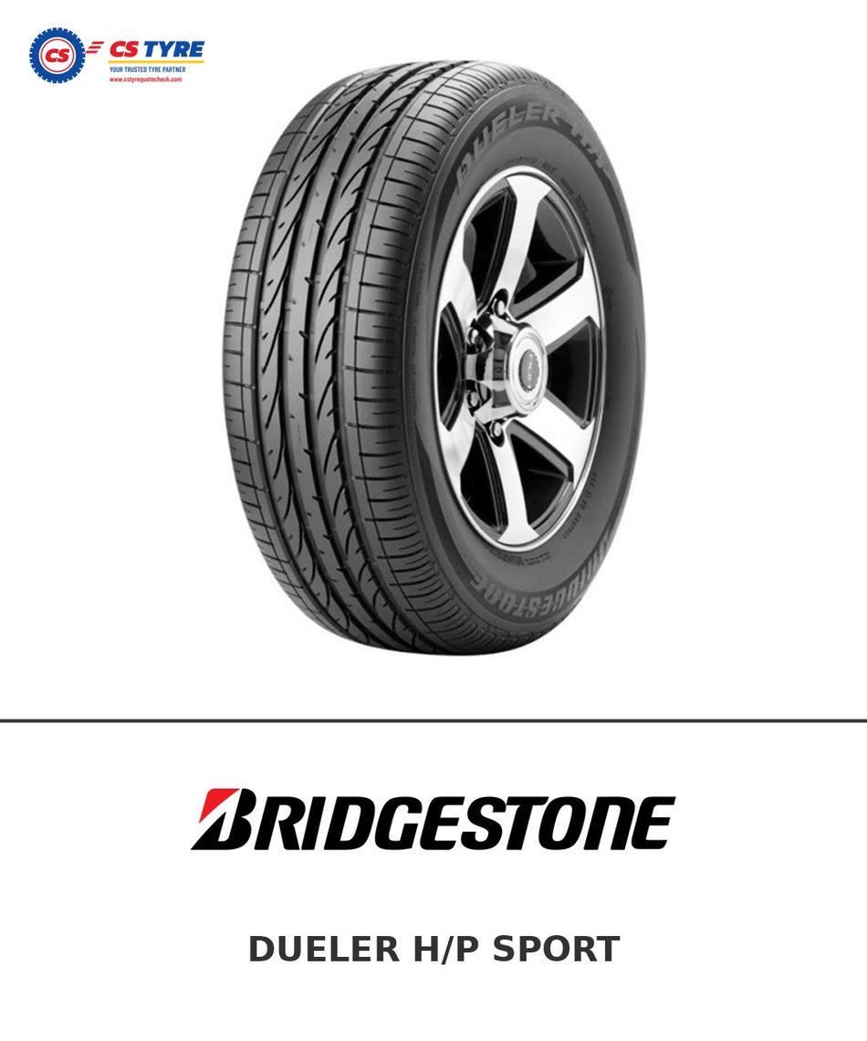 Bridgestone DUELER H/P SPORT 275/45 R20 110Y tyre with brand logo