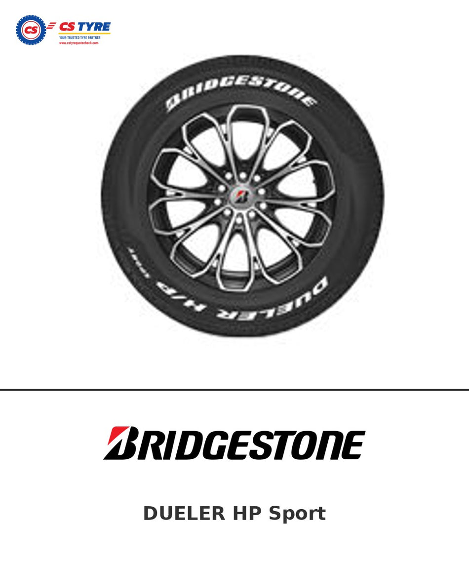 Bridgestone DUELER HP Sport 215/60 R17 tyre with brand logo