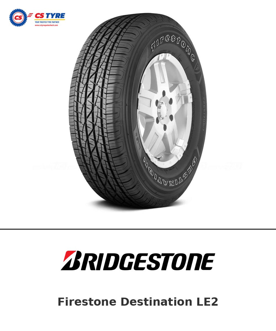 Bridgestone Firestone Destination LE2 225/60 R17 99H tyre with brand logo