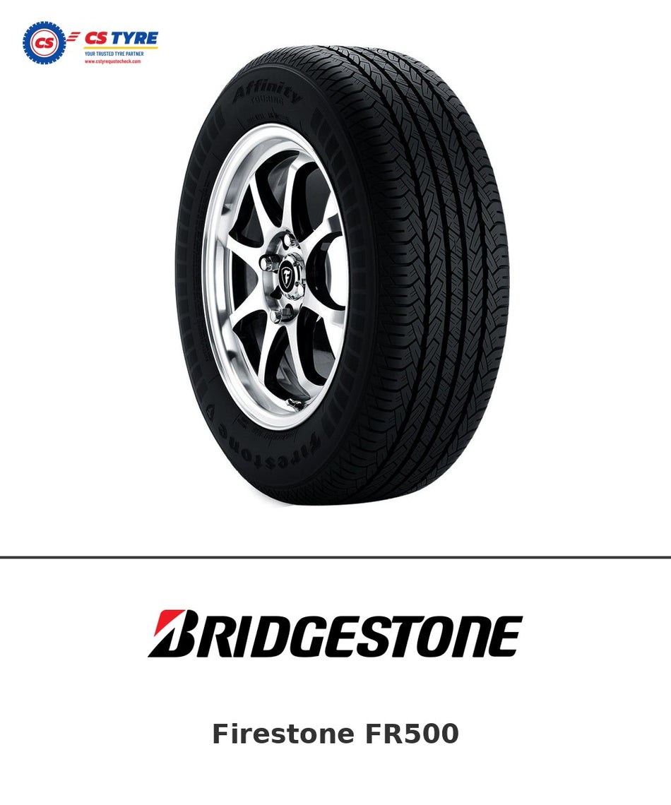 Bridgestone Firestone FR500 165/70 R14 81T tyre with brand logo