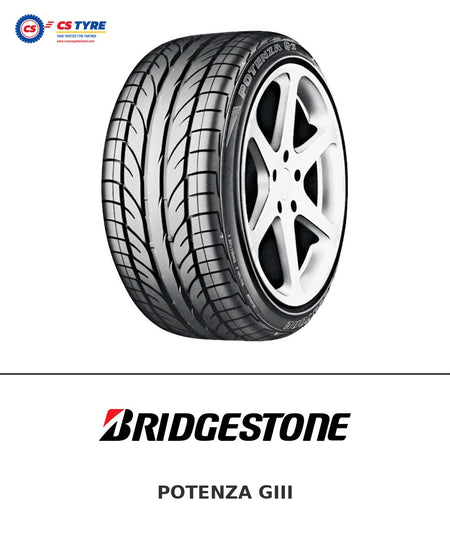 Bridgestone POTENZA GIII 195/55 R15 85V tyre with brand logo