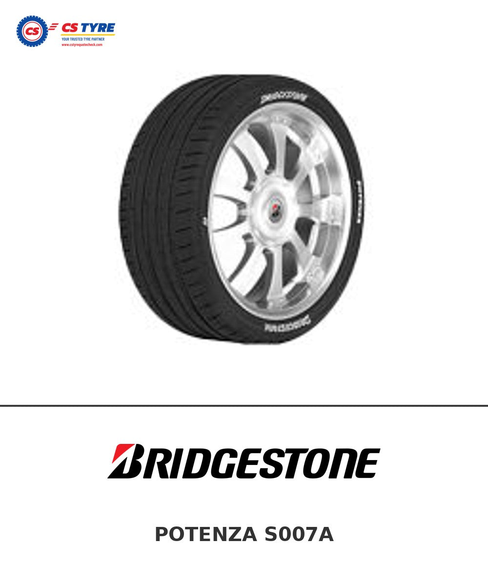 Bridgestone POTENZA S007A 275/35 R20 tyre with brand logo