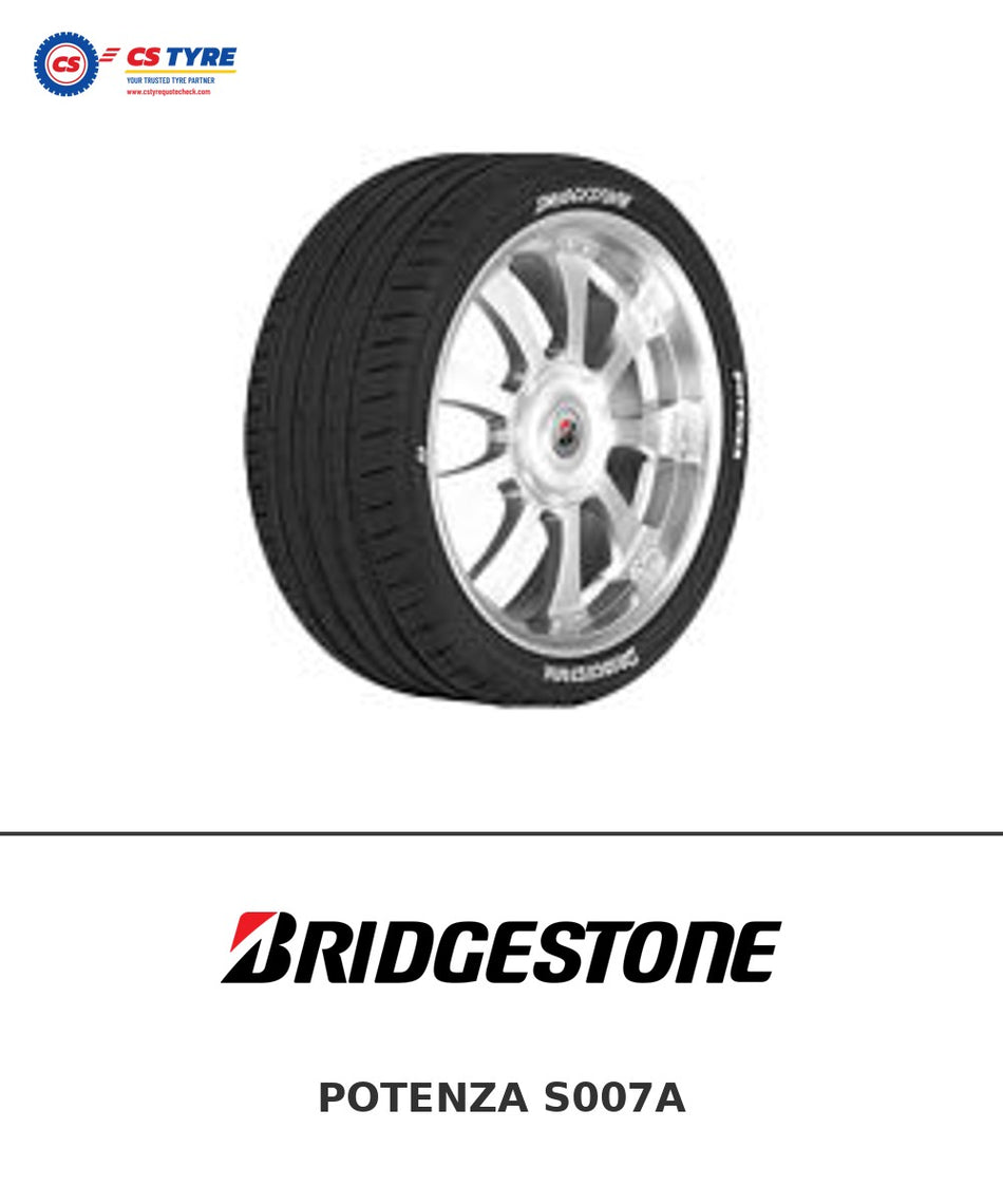 Bridgestone POTENZA S007A 275/35 R20 tyre with brand logo