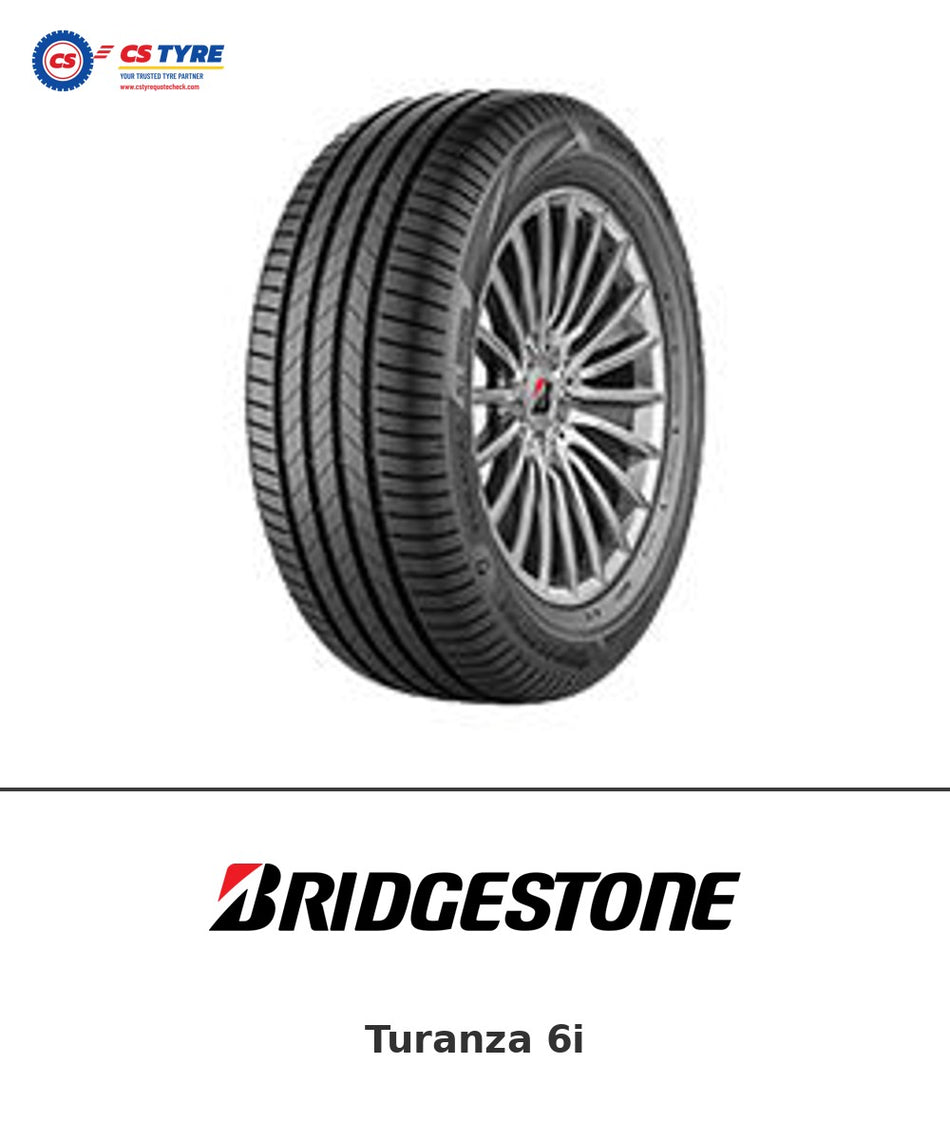 Bridgestone Turanza 6i 235/50 R18 97W tyre with brand logo