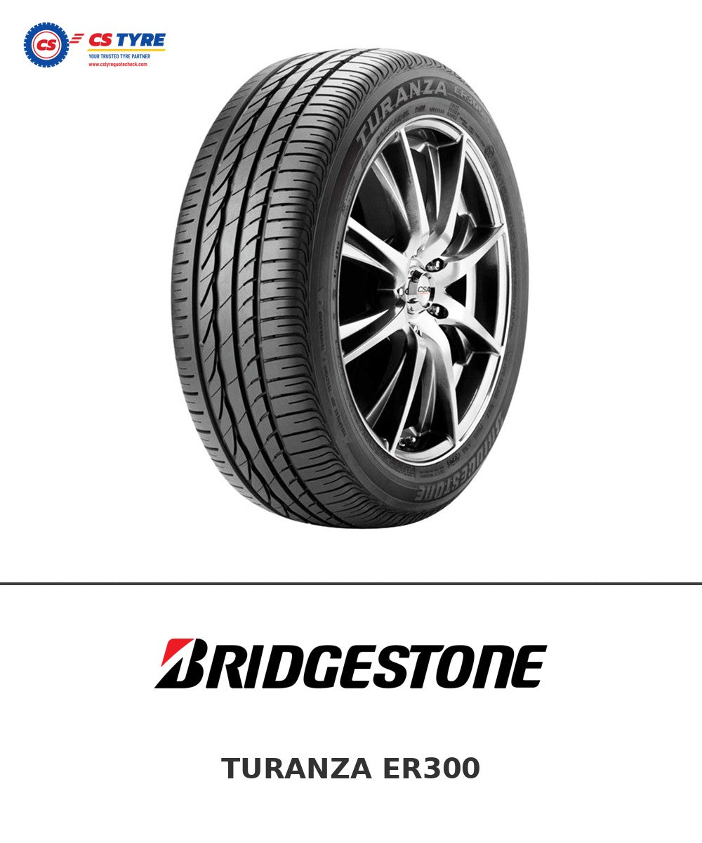 Bridgestone TURANZA ER300 185/60 R15 84H tyre with brand logo
