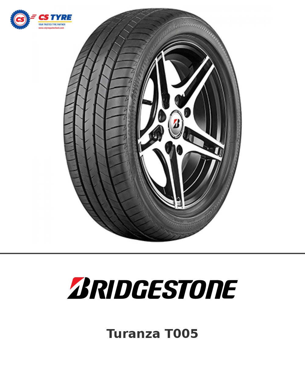 Bridgestone Turanza T005 225/60 R16 98V tyre with brand logo