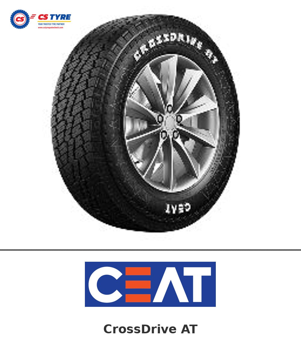 CEAT CrossDrive AT 215/75 R15 100/S tyre with brand logo