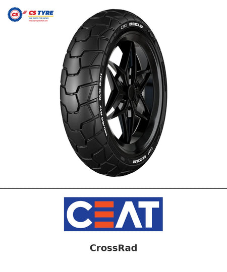 CEAT CrossRad 150/70-17 bike tyre with brand logo