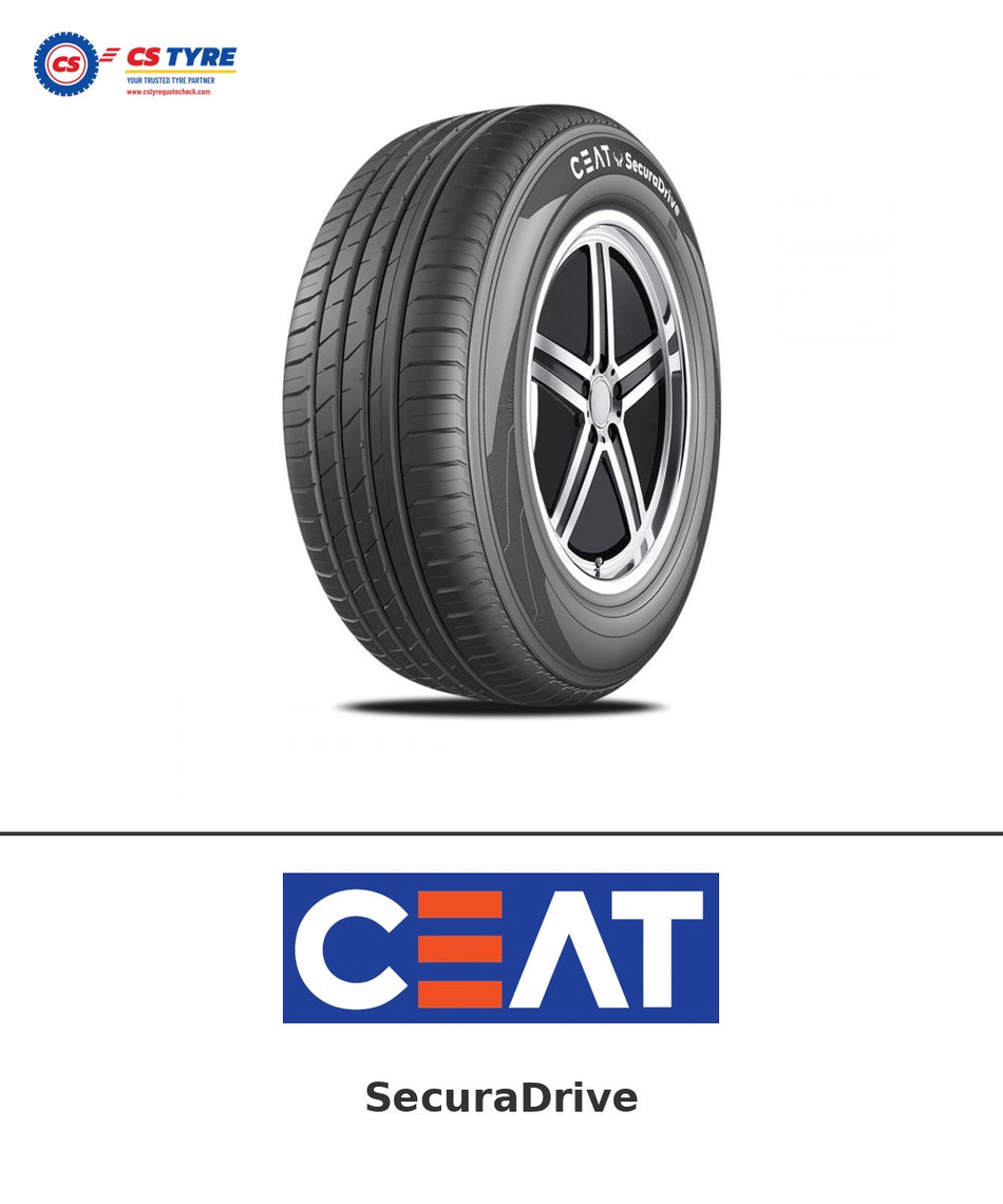 CEAT SecuraDrive 175/60 R15 81H tyre with brand logo