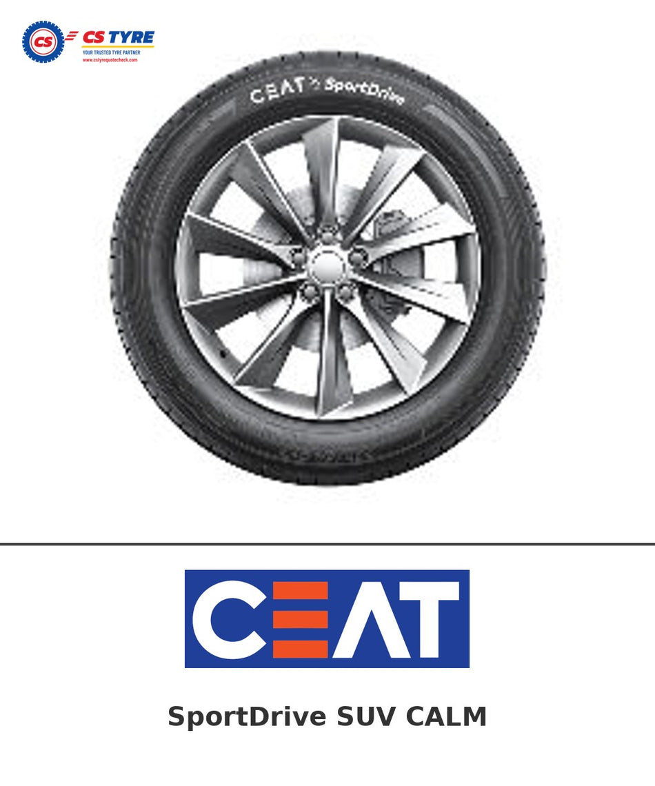 CEAT SportDrive SUV CALM 255/45 R20 105W tyre with brand logo