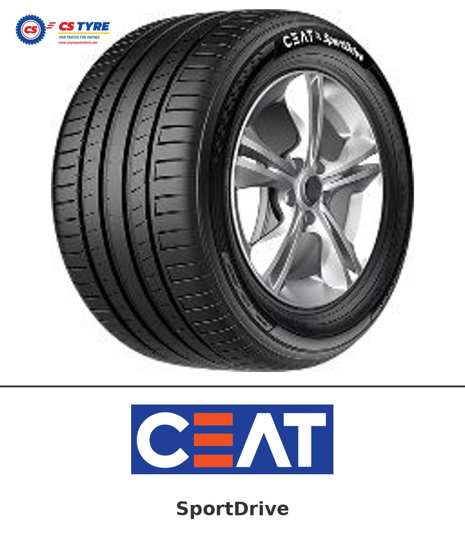 CEAT SportDrive 225/55 R18 102W tyre with brand logo