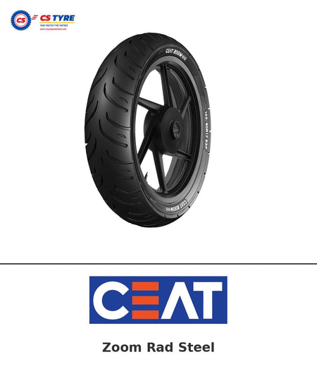 CEAT Zoom Rad Steel 150/70-17 bike tyre with brand logo
