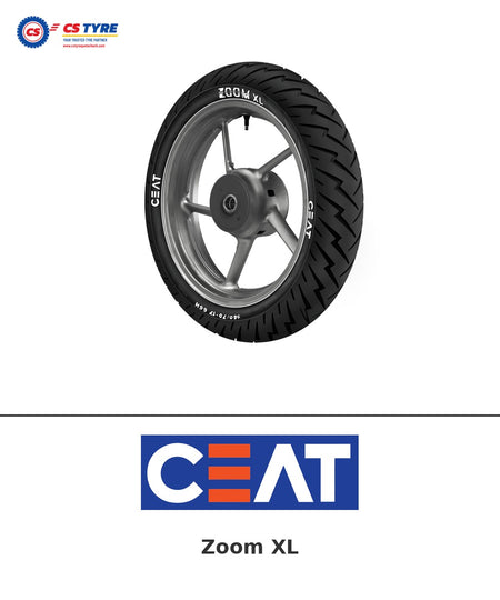 CEAT Zoom XL 140/70-17 bike tyre with brand logo