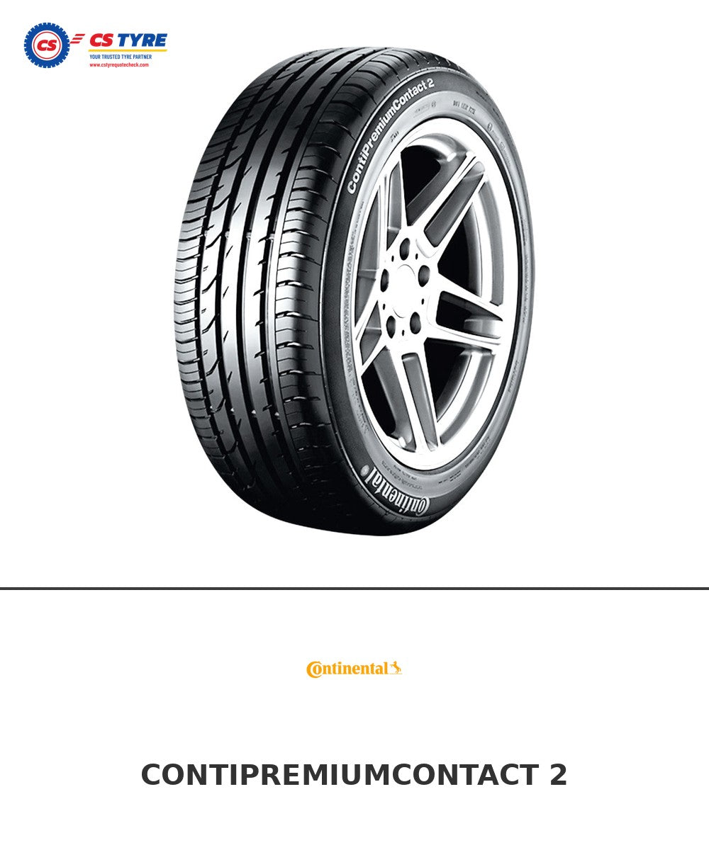 Continental CONTIPREMIUMCONTACT 2 225/60 R16 98W tyre with brand logo