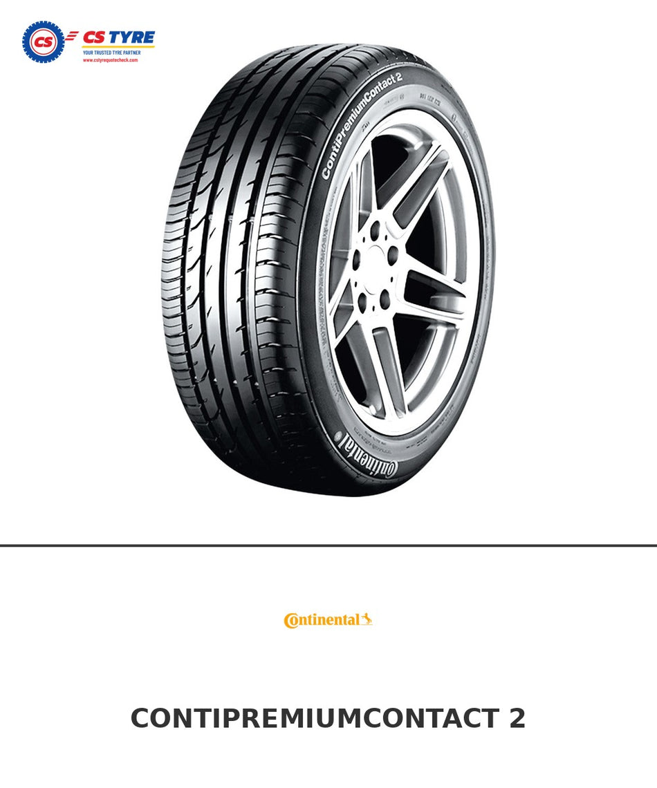 Continental CONTIPREMIUMCONTACT 2 225/60 R16 98W tyre with brand logo
