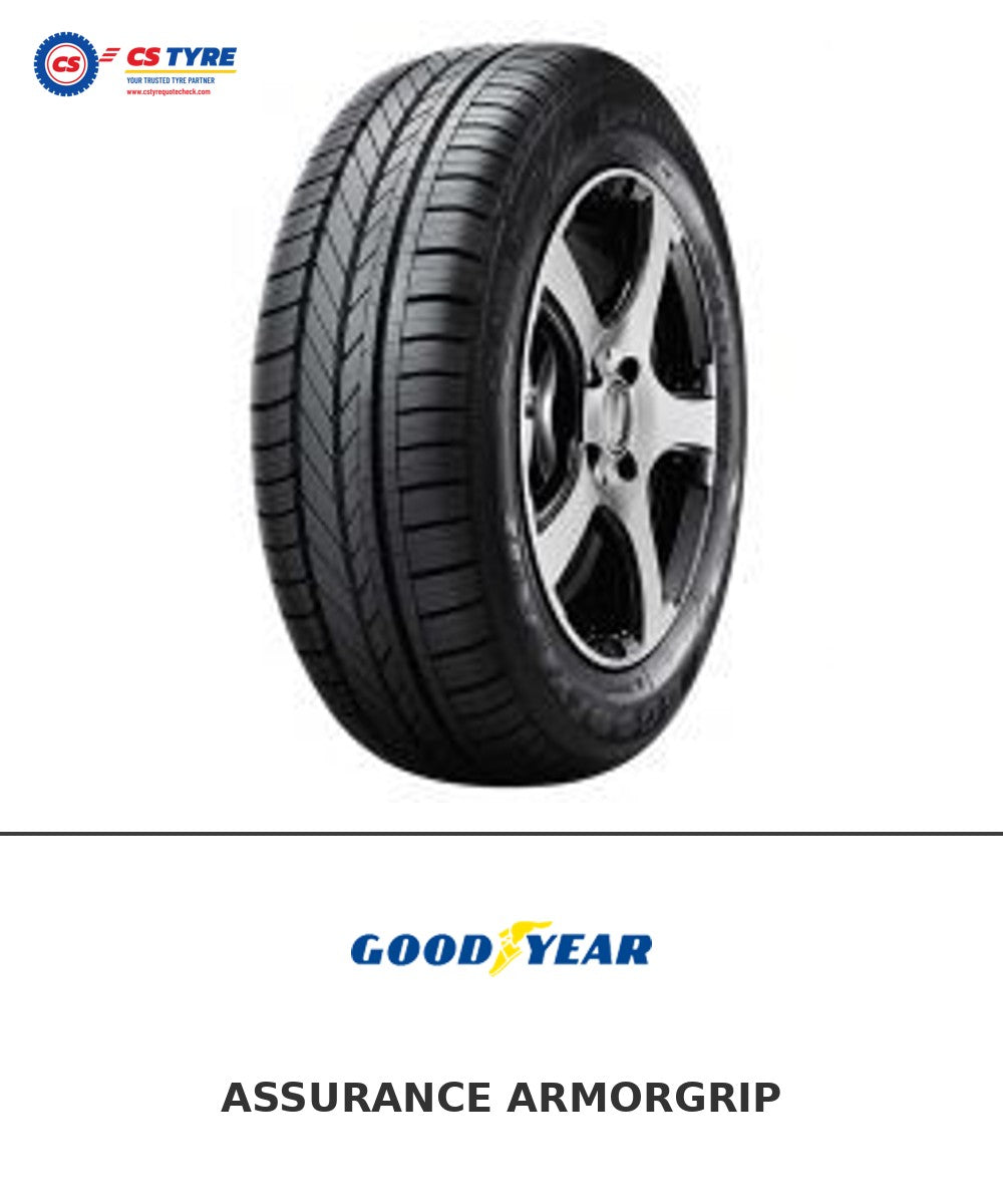 Goodyear ASSURANCE ARMORGRIP 175/65 R14 82T tyre with brand logo
