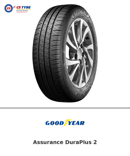 Goodyear Assurance DuraPlus 2 155/80 R13 79T tyre with brand logo