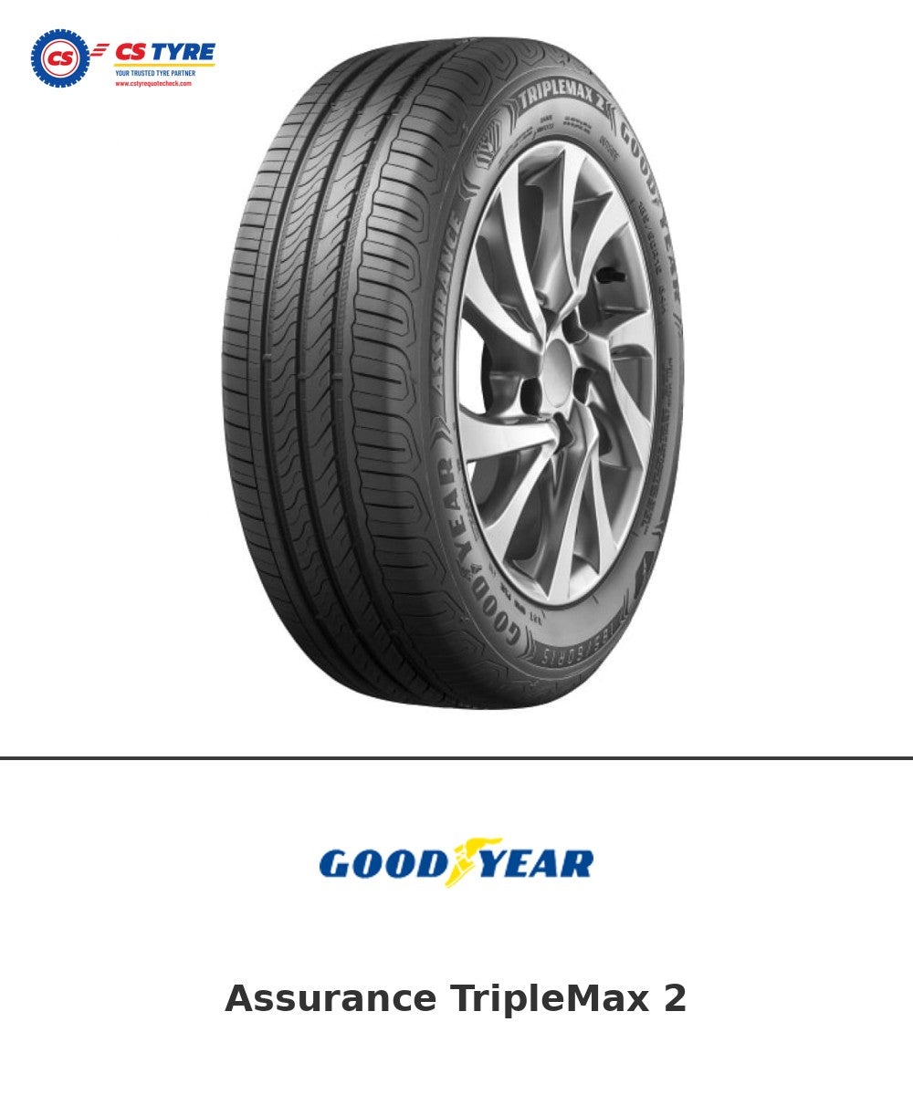 Goodyear Assurance TripleMax 2 195/65 R15 91V tyre with brand logo
