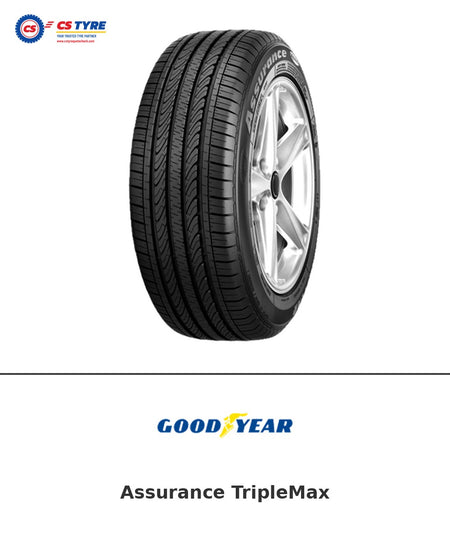 Goodyear Assurance TripleMax 195/65 R15 91V tyre with brand logo